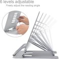 thumbnail image 4 of Foldable Metal Bookshelf, Adjustable Cooking Bookshelf, Book Reading Rack, Children's Reading Rack, 4 of 5