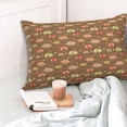 thumbnail image 4 of Yiaed Armadillo Floral 1 Print Brushed Microfiber Envelope Pillowcases, Standard,Envelope Closure Pillow Cases(No pillow core)-20"x30", 4 of 6