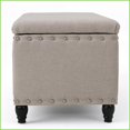 thumbnail image 5 of Storage Ottoman with Padded Seat & Spacious Storage | Wheat | Fabric, 5 of 15