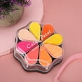 thumbnail image 3 of 8 Colors Petal Shape Schedule Book Scrapbook Colorful DIY Stamp Ink Pad Painting Accessory1009 Summer, 3 of 8