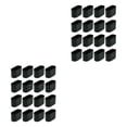 thumbnail image 3 of Inteprter 16x Negro Amplia gama de aplicaciones para tapas de patas de silla: piso con facilidad, flexible y 2Conjunto, 3 of 6
