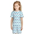 thumbnail image 2 of JUNZAN Party Shark Cute for Boys Girls Pajama Sets Toddler Sleepwear Summer Jammies 2pcs PJs, 2 of 7
