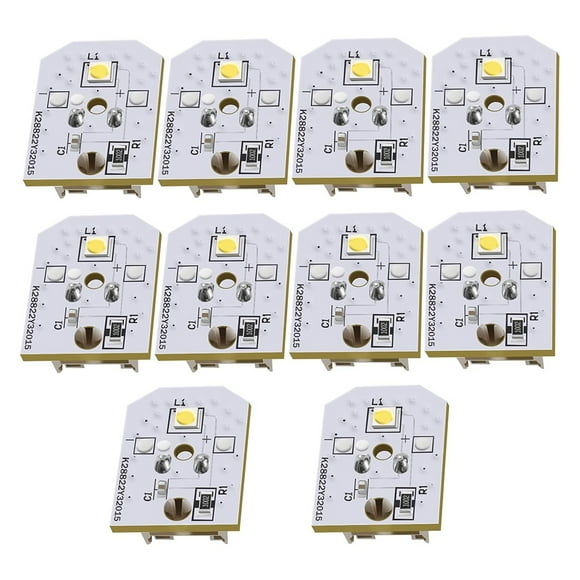 WR55X11132 WR55X25754 Luz de Refrigerador, Reemplazo del Conjunto LED Refrigerador Wr55x30602 Wr55x26486 10 Piezas
