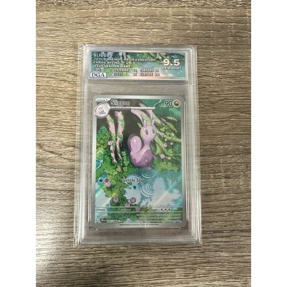 Collectible Graded 2026 Pokemon Chaos Rising Sliggoo Holo Secret Rare DGA 9.5 95/86 Trading Card