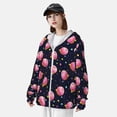 thumbnail image 5 of Gaeub Cartoon Donut Planets Men's and Women's UPF 50+ Long-Sleeved Sun Protection Clothing, Fishing Shirt Long Sleeve Zip - XX-Large, 5 of 9