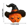 thumbnail image 2 of WIFKLSIIPG Cute Pumpkin Head Witch Hat Ornament Festive Party Table Decoration, 2 of 3