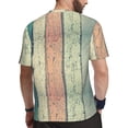 thumbnail image 2 of Wukai Hardwood Print Men's Short-Sleeved Mesh T-Shirt,Quick-Dry Short Sleeve Workout T-Shirt-6X-Large, 2 of 8
