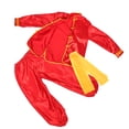 thumbnail image 3 of 1 juego de uniforme de artes marciales tradicionales chinas para niños, cómodo traje de Kung Fu para actuaciones, auténtico traje de entrenamiento de Tai Chi, 3 of 8