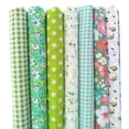 thumbnail image 1 of Lefu Series 7 pieces Assorted Pre-Cut Thick Tabby Bundle Charm Cotton Quilt Fabric, 1 of 8