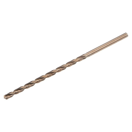 

Uxcell M35 High Speed Steel Parabolic Flute Drill Bit 4.2mm Drilling Dia. 126mm Length Gold Oxide Cobalt Steel
