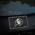 thumbnail image 3 of Colorado NCAA Buffaloes 12x6 Carbon Fiber Design Metal License Plate Auto Tag, 3 of 8
