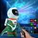 thumbnail image 1 of Proyector LOVME Galaxy Star, dinosaurio, astronauta, 8 modos, 1 of 7