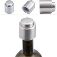 thumbnail image 3 of 4pcs wine and champagne stoppers, stainless steel wine stoppers, 3 of 5