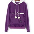 thumbnail image 1 of Cat lovers hoodies (purple, 2XL), 1 of 10