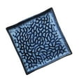 thumbnail image 4 of Embossed Ceramic Sushi Plate Exquisite Fish Fruit Dish Pasta Tray Food Serving Plate Snack Plate for Home Restaurant Hotel (10 Inches Square Plate), 4 of 8