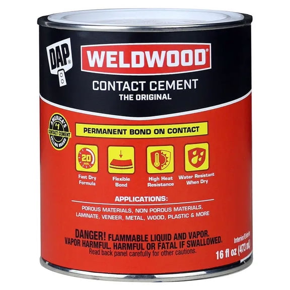 DAP Weldwood 16 oz Tan Original Contact Cement Can
