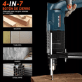 thumbnail image 5 of Rotomartillo Cincelador Perforador Sds 1200w Con Accesorios Azul oscuro, 5 of 5