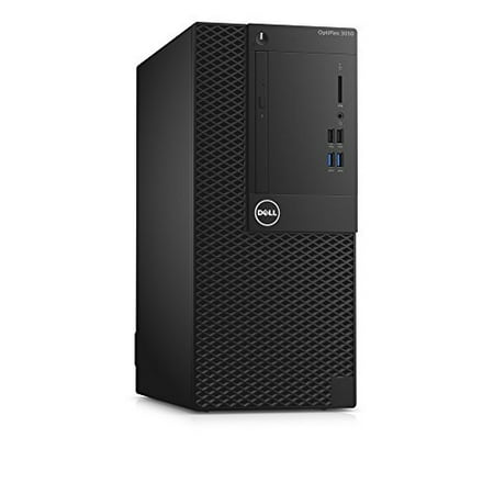 Dell Optiplex 3050 Intel Core i5-7500 X4 3.4GHz 16GB 500GB Win10  Black (Certified Used)