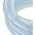 thumbnail image 3 of 10 ft x 3/4" ID High Pressure Braided Clear Flexible PVC Tubing Heavy Duty UV Chemical Resistant Vinyl Hose, 3 of 5