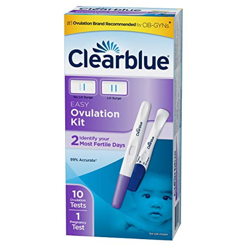 Clearblue Ovulation Complete Starter Kit, 10 Ovulation Tests and 1 Pregnancy Test