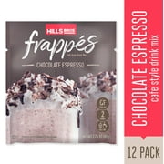 Hills Bros Frappe's Chocolate Espresso Instant Coffee Packets, 2.29 oz - 12 Pack