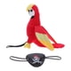 thumbnail image 2 of 1 Juego de loro pirata de dibujos animados, loro para hombro, Halloween, Cosplay, loro, juguete de peluche, 2 of 8
