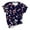 Navy Tops for Women _h, variant on Women's Summer Clothes Comfy Casual Shirts Tie Dye Ombre Fashion 2024 Round Neck Blouse Short Sleeve Loose Fit Flowy Tunic Tops Dressy Casual Tops for Lady Vintage Navy T Shirts S