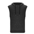 thumbnail image 5 of Mlzmgr Tank Tops for Men Hooded Sleeveless Drawstring Tops Athletic Workout Running Basketball Tanks, 5 of 6