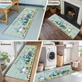 thumbnail image 5 of Easter 2'x6' Runner Rugs for Hallway Kitchen Bedside Non Slip Washable, Black Plaid Truck Eggs Bunny Spring Floral Gnomes Entryway Rug Runners with Rubber Backing, Long Carpet Runner for Laundry Room, 5 of 8