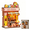 Ice Cream, variant on DIY Miniature Wooden House Fridge Magnet Kit, 3D Wooden Puzzle Book Nook with Warm LED Light and Magnetic Back, Tiny Shop Scene Decor for Fridge, Desk and Bookshelf - Flower Shop