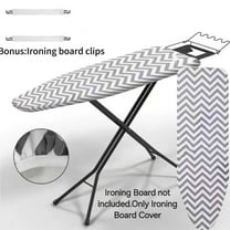 Silicone Ironing Board Cover Only , Heavy Duty Scorch and Stain Resistant Iron Pad, Thick Padding, Large and Standard Boards, Elastic Edge,54" x 14"(Ironing Board not included)