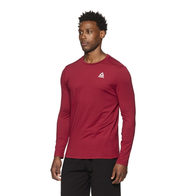 Reebok Mens and Big Mens Delta Core Long Sleeve Top Sizes S 3XL Walmart