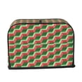 thumbnail image 2 of Sikiie Geometric Watermelon Toaster Covers 2 Slice Dustproof Toaster Cover Bread Machine Cover, Dustproof Cover - 11.4" x 7.5" x 7.9", 2 of 7