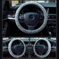 thumbnail image 4 of Clearance!Universal Winter Steering Wheel Cover & Handbrake Gear Lever Set-3-Piece Warm Non-Slip Car Accessories for Cold Weather, 4 of 4