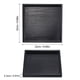 thumbnail image 2 of Uxcell 9" Square Wood Serving Tray Decorative Platter Home Kitchen Candle, Black, 2 of 5