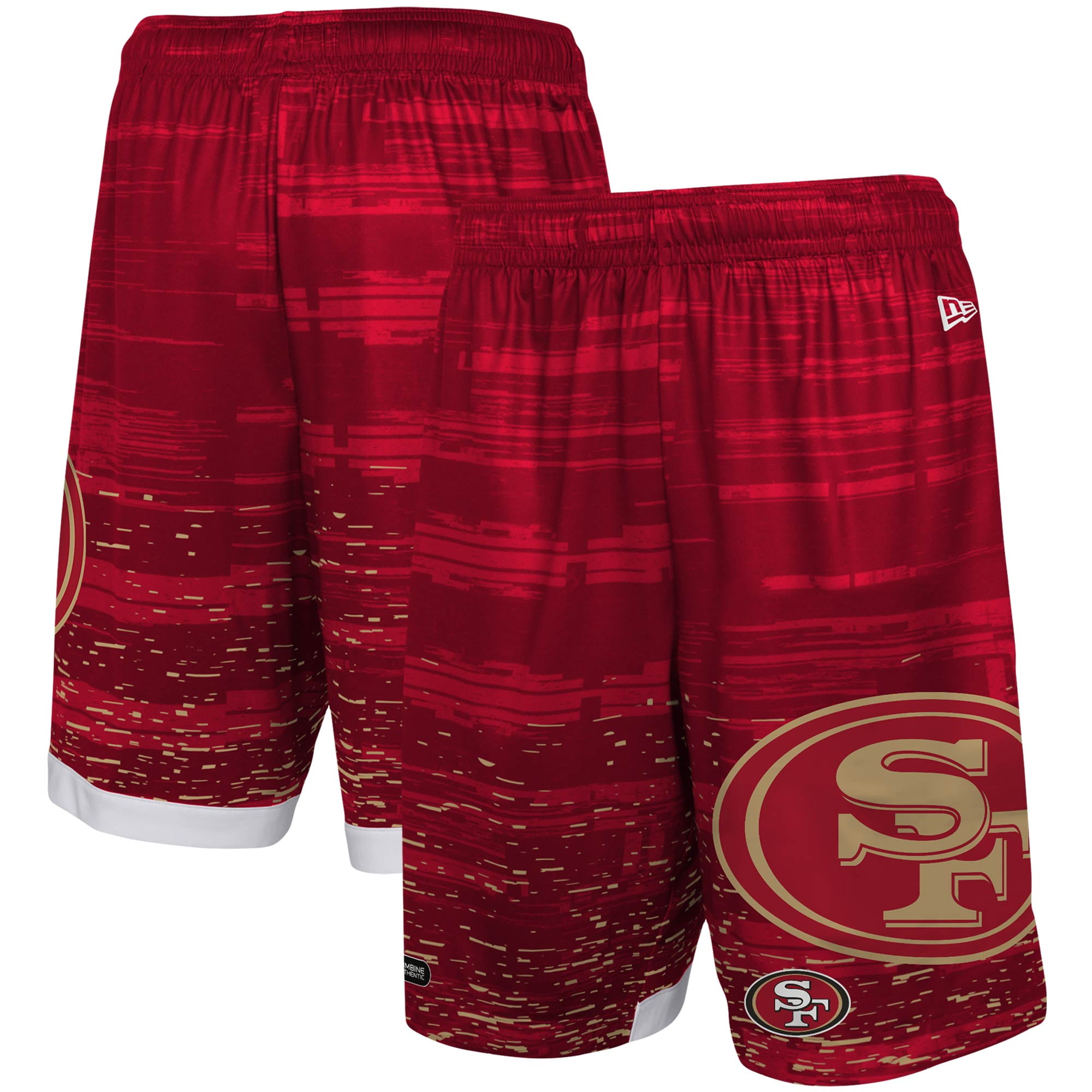 Men's New Era Scarlet San Francisco 49ers Training Daze Shorts - Walmart.com