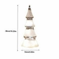 thumbnail image 3 of Christmas Glass Ambience Lights,Christmas Tree Light up Mini Tabletop Xmas Tree Light Holiday Figurine Tree Decorations for Living Room Fireplace Party, 3 of 4