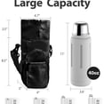 thumbnail image 3 of Water Bottle Holder with Strap 32oz 40oz Insulated Water Bottle Carrier Sling Bag with Phone Pocket Crossbody Sports Accessories for Hiking Travelling Camping (e), 3 of 3
