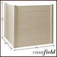 thumbnail image 7 of Casafield 42" x 42" Privacy Screen - Outdoor Vinyl Fence Panel - Tan, 7 of 7