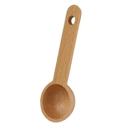 

Greenred Coffee Spoon Easy Clean Labor-saving Wooden Versatile Salt Powder Seasoning Spoon Kitchenware Supplies