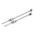 thumbnail image 1 of Greeniant 1 par ZTTO bicicleta pincho portátil profesional Universal liberación rápida anodizado ciclismo reemplazar piezas de pinchos de Ciclismo 74 mm/130 mm Plata, 1 of 6