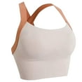 thumbnail image 3 of THDHVS Sports Bras for Women,Wireless Bra,Plus Size Encapsulation Sports Bra Fixed Cups Medium Impact Support Orange, 3 of 10