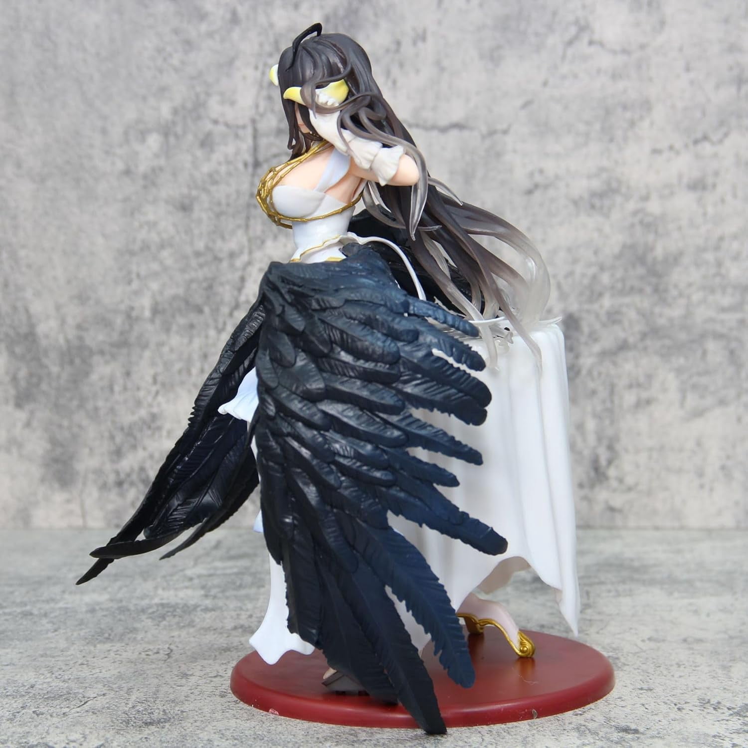 Albedo Figure Standing Dining Table Albedo Anime Figures 28cm/11inch PVC Character Action Model Figure Statue Decoration Ornament Gifts