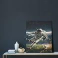 thumbnail image 5 of KLL Astronaut Soccer Field Print Canvas Wall Art, Canvas Painting Prints Canvas Art Wall Decor Home Decoration for Living Room Bedroom Office, 5 of 6