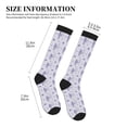 thumbnail image 5 of Bixox Bouquet and Lavender Flowers Print Compression Socks,Compression Socks Women & Men Circulation for Medical,Running,Athletic, 5 of 7