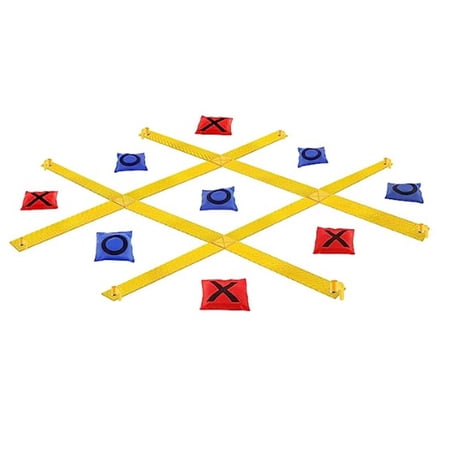 Almencla Giant Tic TAC Toe Outdoor Game, Outdoor Game Parent Child Interactive Game, XO Toy Xoxo Chess Game for Outdoor Indoor Adults,