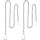 thumbnail image 1 of 2 uds., maceta, jaula para pájaros, cadena colgante, 35 pulgadas, plata Vhermosa, 1 of 1