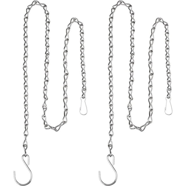 2 Pack Hanging Chain for Bird Feeders, Planters, Lanterns and Ornaments