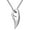 Silver, variant on Stainless Steel Wolf Teeth Necklace For Men and Women, Black/Gold/Silver Tone, Punk Rock Necklace, 55.88-60.96CM, Adjustable