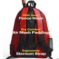 thumbnail image 5 of Athletico Premier Tennis Backpack - Tennis Bag Holds 2 Rackets in Padded Compartment | Separate Ventilated Shoe Compartment | Tennis Bags for Men or Women (Red), 5 of 5